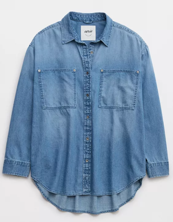 Aerie Anytime Fave Shirt 3 Aerie Anytime Fave Shirt - Image 3