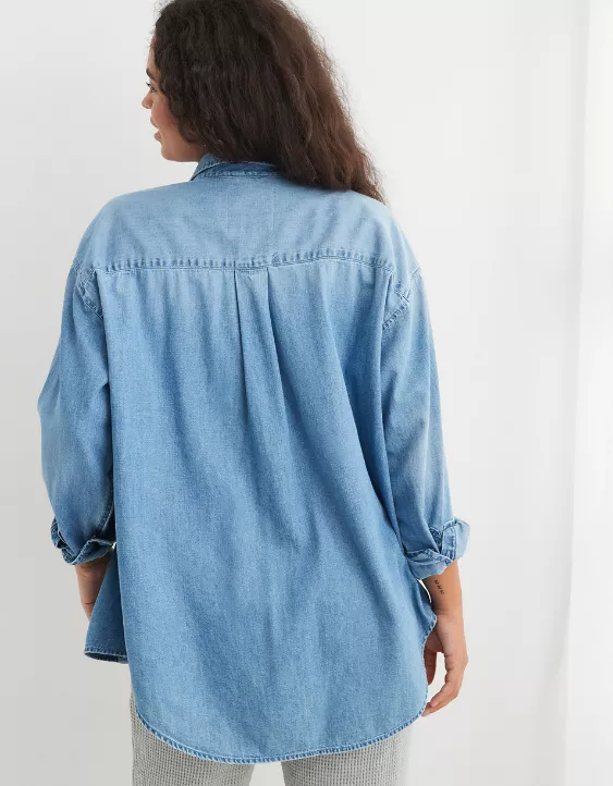 Aerie Anytime Fave Shirt 2 Aerie Anytime Fave Shirt - Image 2