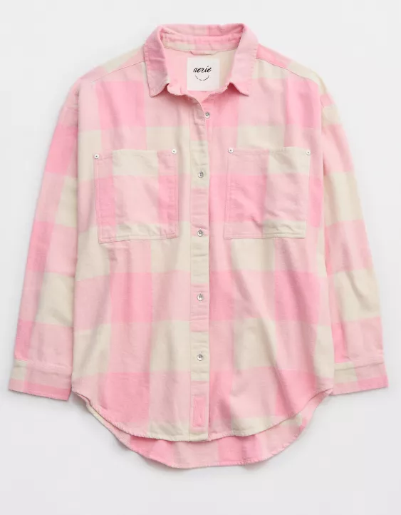 Aerie Anytime Fave Flannel Shirt 3 Aerie Anytime Fave Flannel Shirt - Image 3