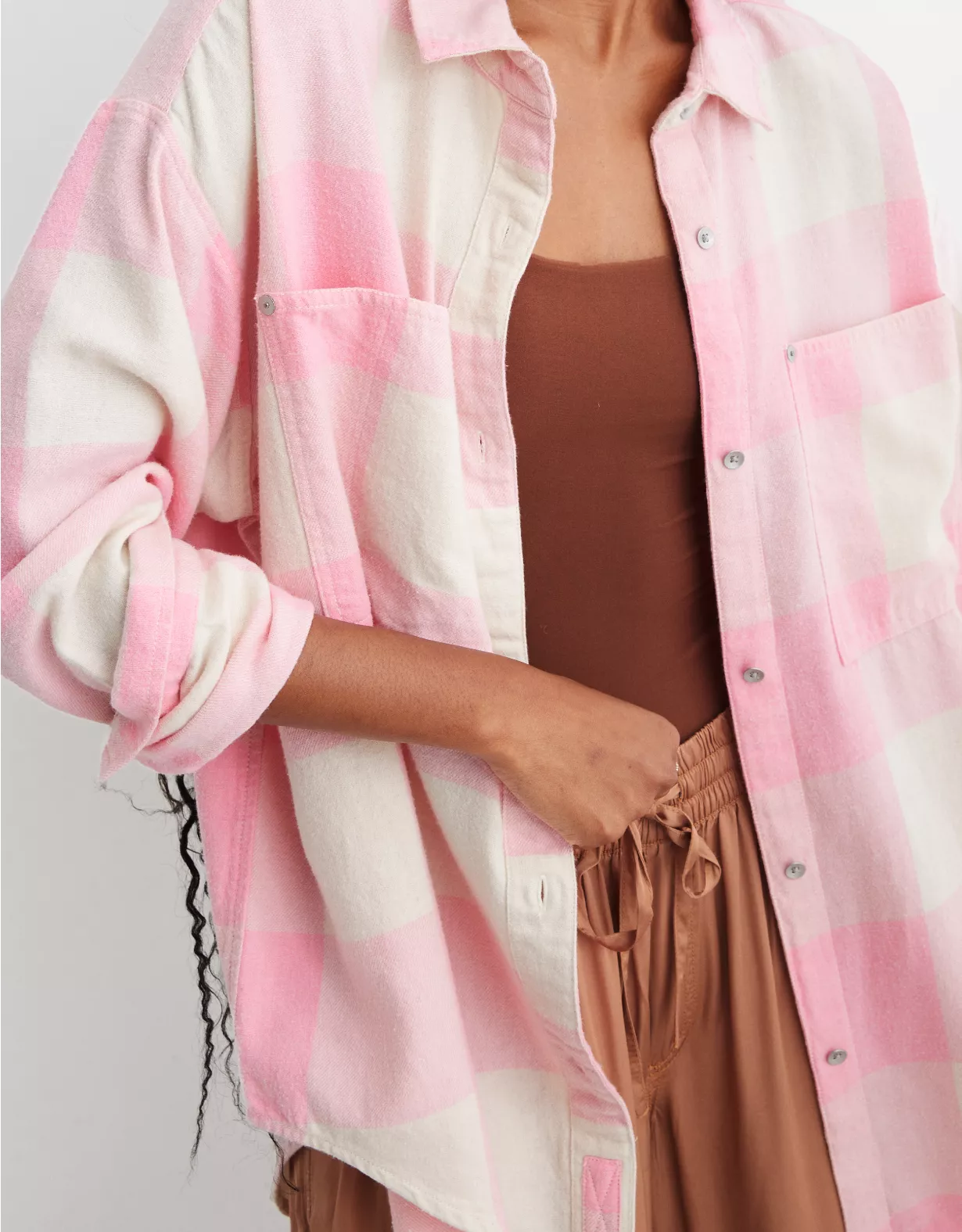 Aerie Anytime Fave Flannel Shirt 1 Aerie Anytime Fave Flannel Shirt