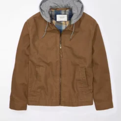 AE Fleece Hooded Workwear Jacket 5 AE Fleece Hooded Workwear Jacket -Drape Mode Sales 2101 1549 200 f