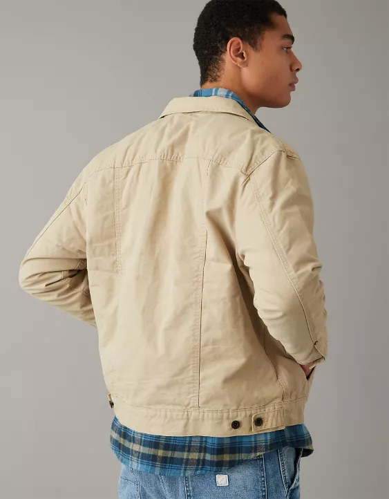 AE Canvas Trucker Jacket 2 AE Canvas Trucker Jacket - Image 2