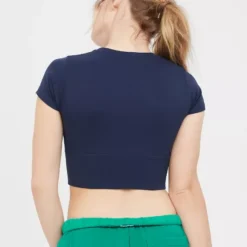 OFFLINE By Aerie Sidewalk Seamless Cropped T-Shirt 5 OFFLINE By Aerie Sidewalk Seamless Cropped T-Shirt -Drape Mode Sales 2161 1499 890 ob