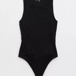 OFFLINE By Aerie Real Me Ribbed High Neck Bodysuit 5 OFFLINE By Aerie Real Me Ribbed High Neck Bodysuit -Drape Mode Sales 2163 1271 073 f