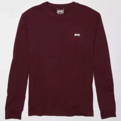 AE 24/7 Long-Sleeve T-Shirt 5 AE 24/7 Long-Sleeve T-Shirt -Drape Mode Sales 2171 2970 613 f