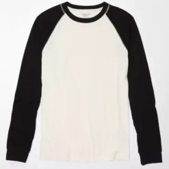 AE Super Soft Legend Raglan Long-Sleeve Thermal T-Shirt 5 AE Super Soft Legend Raglan Long-Sleeve Thermal T-Shirt -Drape Mode Sales 2171 3541 001 f