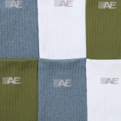 AE 24/7 Active Crew Sock 3-Pack -Drape Mode Sales 2227 7349 309 b
