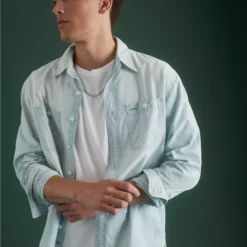 AE77 Premium Chambray Workshirt