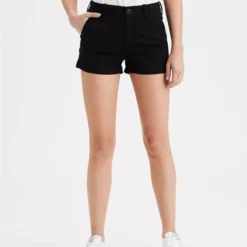 AE High-Waisted Khaki Short Short