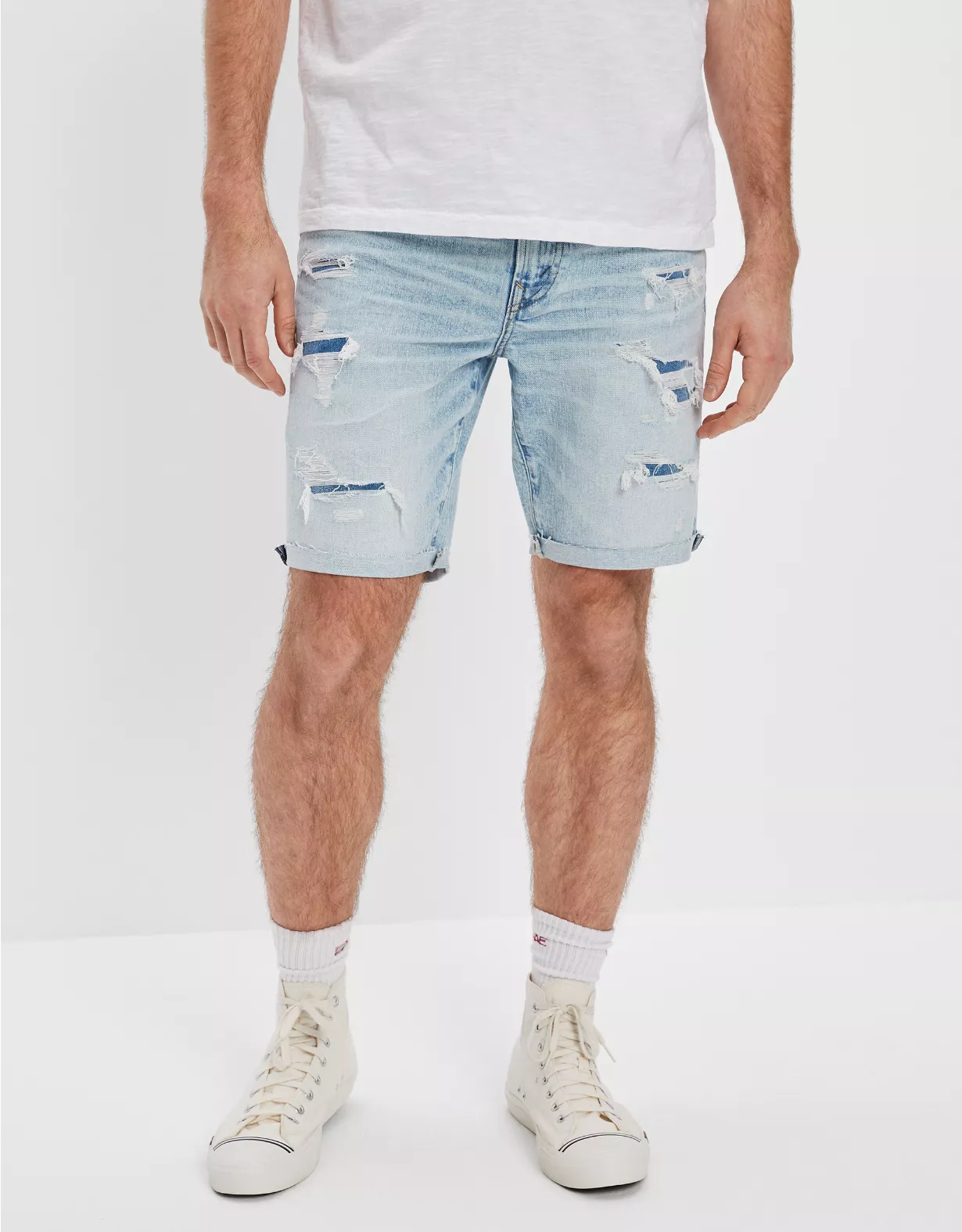 AE AirFlex+ 9" Denim Short 1 AE AirFlex+ 9" Denim Short