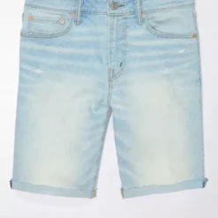 AE AirFlex+ Ultrasoft 9" Denim Short 5 AE AirFlex+ Ultrasoft 9" Denim Short -Drape Mode Sales 3131 7639 916 f
