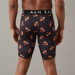 AEO Mushrooms 9" Flex Boxer Brief 4 AEO Mushrooms 9" Flex Boxer Brief -Drape Mode Sales 3232 3364 001 ob