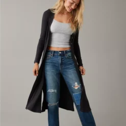 AE Plush Long-Length Cardigan