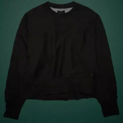 AE77 Premium Cropped Fleece Crewneck Sweatshirt 5 AE77 Premium Cropped Fleece Crewneck Sweatshirt -Drape Mode Sales 3428 2071 001 f