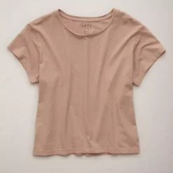 AE77 Premium Boxy Cropped Crewneck Tee 5 AE77 Premium Boxy Cropped Crewneck Tee -Drape Mode Sales 3428 8982 615 f