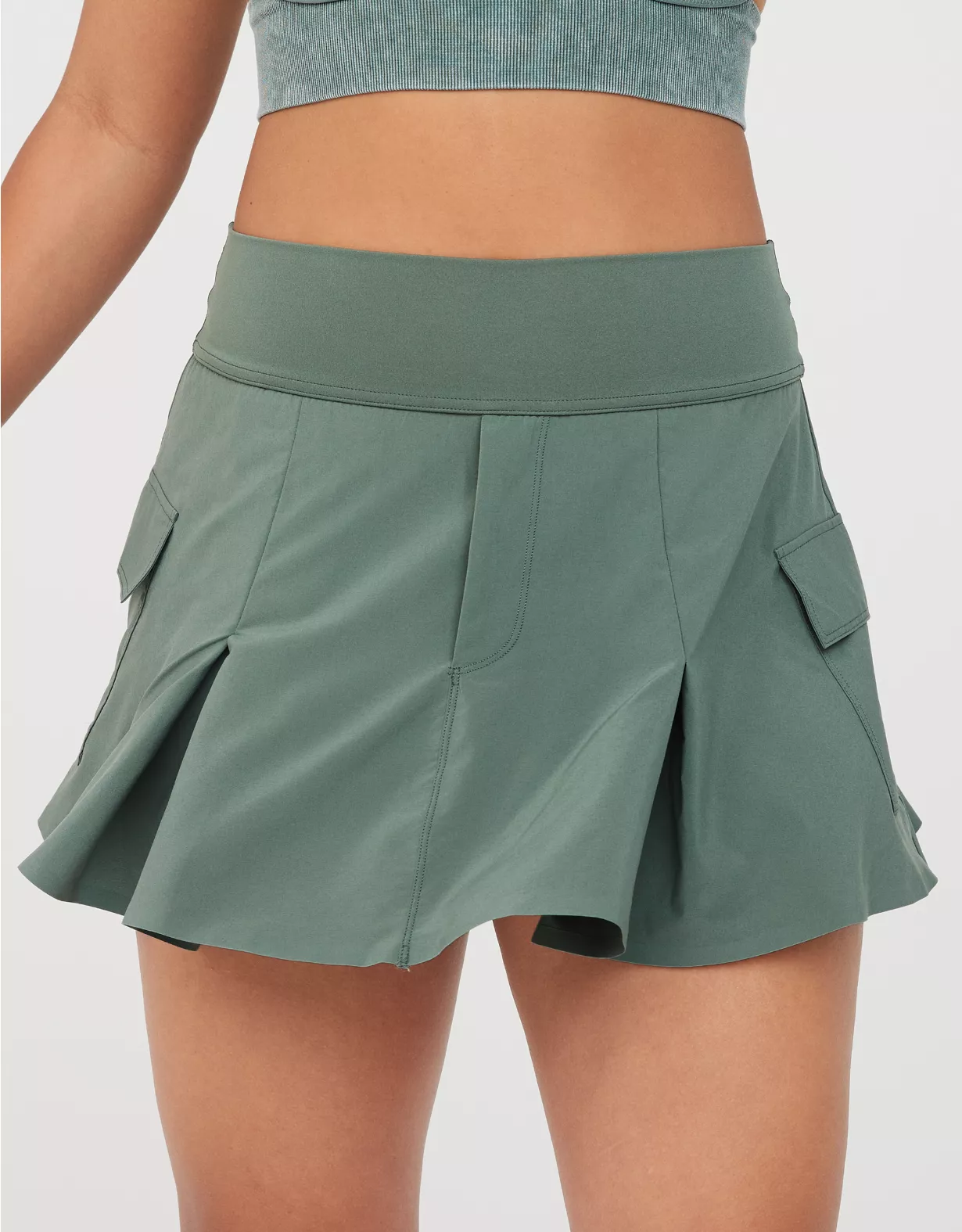 OFFLINE By Aerie Real Me Cargo Pleated Skort 1 OFFLINE By Aerie Real Me Cargo Pleated Skort