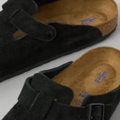 Birkenstock Men's Boston Soft Footbed Clog -Drape Mode Sales 7213 1802 001 d1