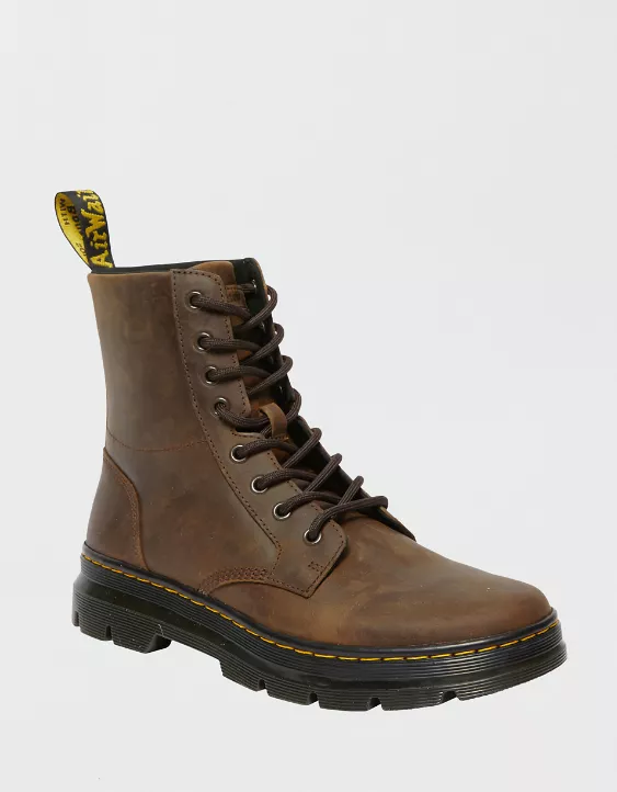 Dr. Martens Combs 8-Eye Leather Boot 2 Dr. Martens Combs 8-Eye Leather Boot - Image 2