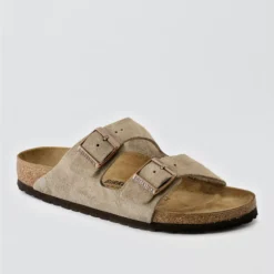 Birkenstock Men's Arizona Soft Footbed Suede Sandal