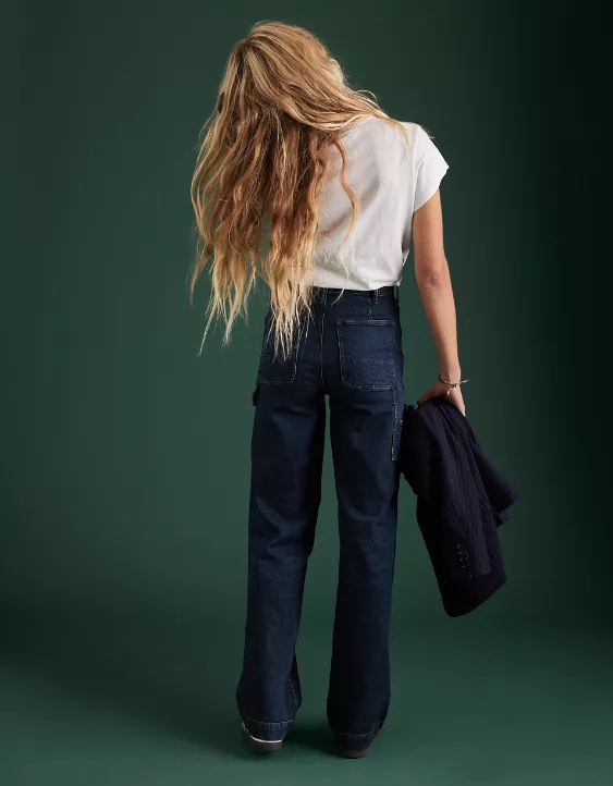 AE77 Premium Stovepipe Carpenter Jean 2 AE77 Premium Stovepipe Carpenter Jean - Image 2