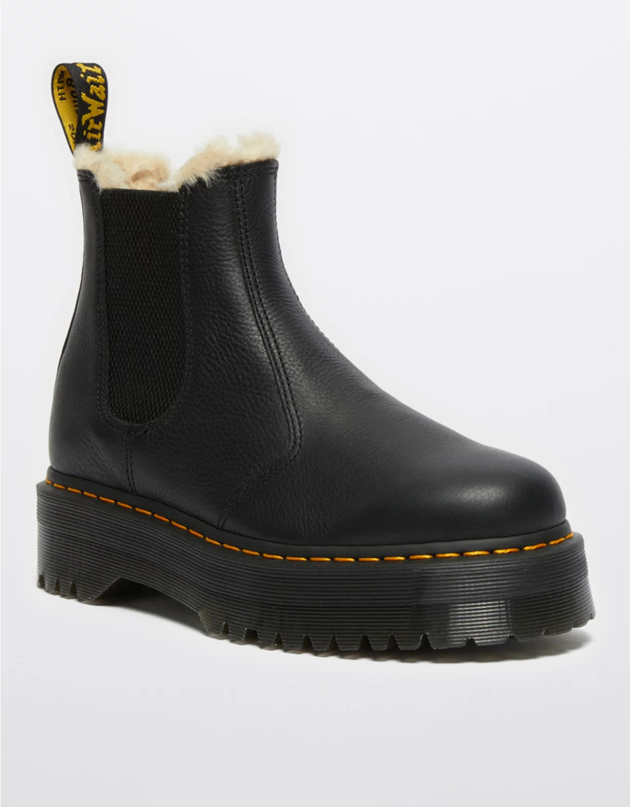 Dr. Martens Women's 2976 Quad Faux Fur Chelsea Boot 1 Dr. Martens Women's 2976 Quad Faux Fur Chelsea Boot
