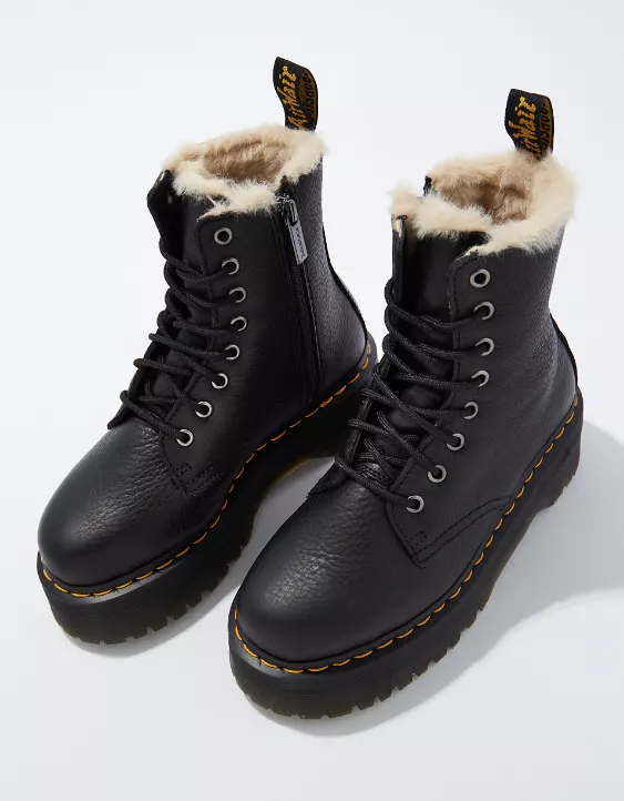 Dr. Martens Women's Jadon Faux Fur Lined Boot 2 Dr. Martens Women's Jadon Faux Fur Lined Boot - Image 2