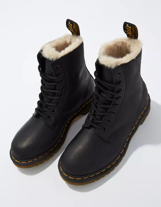 Dr. Martens Women's 1460 Serena Faux Fur-Lined Boot 2 Dr. Martens Women's 1460 Serena Faux Fur-Lined Boot - Image 2