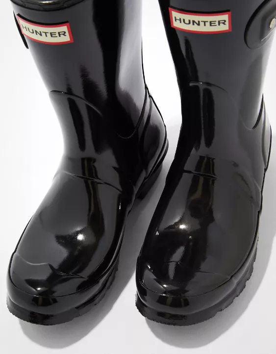 Hunter Original Short Gloss Rain Boot 2 Hunter Original Short Gloss Rain Boot - Image 2