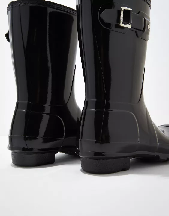 Hunter Original Short Gloss Rain Boot 3 Hunter Original Short Gloss Rain Boot - Image 3